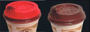 color changing coffee lids go from hot red to safe brown 