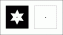 black and white star test