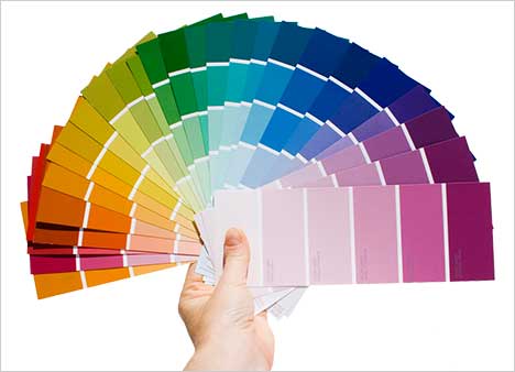 fan deck of colors