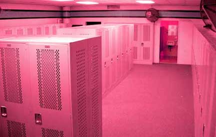 pink locker room
