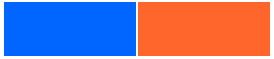 orange & blue