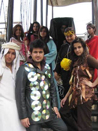 Group 2 students in symbolic dress