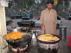 cooking jalebi